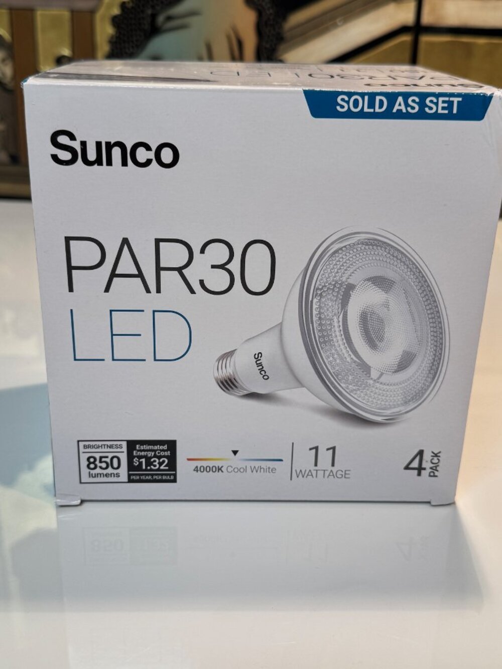 PAR30 LED 850 Lumens 4000K  Cool White E26 Base